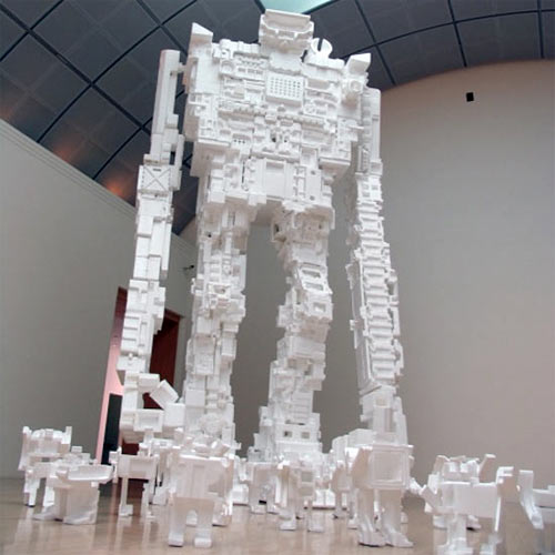 Polystyrene Robot 01