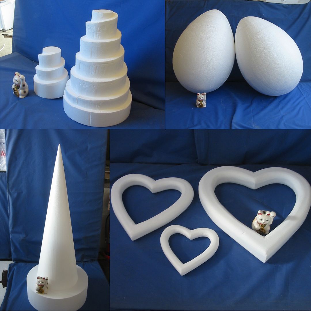 フジカット　制作実例　円柱　ハート型