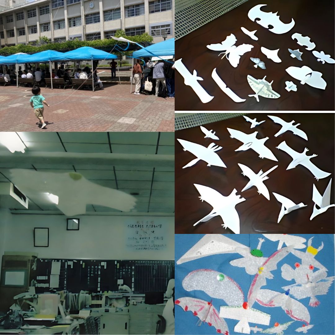 使用例　発泡スチロールペーパー