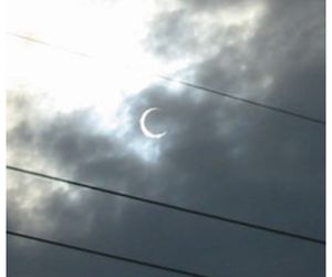 ２０１２年大阪と京都の境付近での金環日食