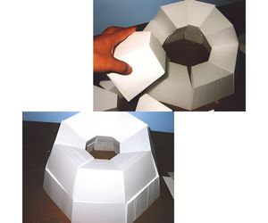 ５、発泡スチロールでブルネルスキーのドームを作りました２