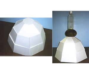 ５、発泡スチロールでブルネルスキーのドームを作りました４