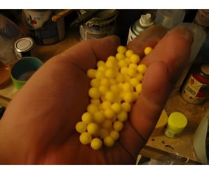 １０、金星の砂は軽い？　（カラービーズの簡単な作り方）４