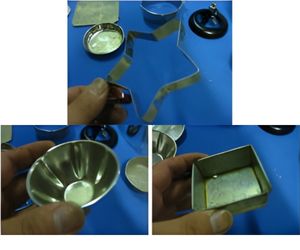 11 ,自転車のベルで発泡半球作り４