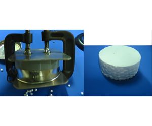 11 ,自転車のベルで発泡半球作り８