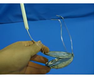 11 ,自転車のベルで発泡半球作り９