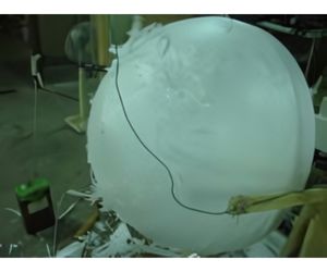 発泡スチロールのブロックから出来るだけ簡単に大きな球を作ること7