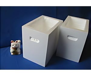 特殊ポリスチレン素材　くり抜き加工例