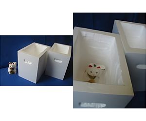 特殊ポリスチレン素材　くり抜き加工例２