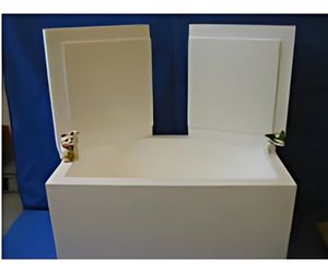 カタカナの「ロ」の字にくり抜き　底貼り箱