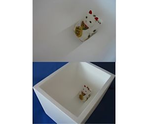 オーダーメイド箱　くりぬき　硬めの発泡スチロール製２