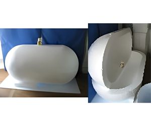 規格外　繭型容器２