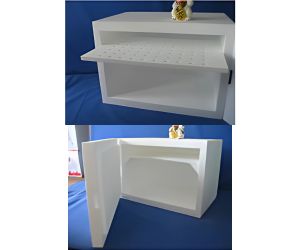 ふた横開き生ケーキ搬送容器2