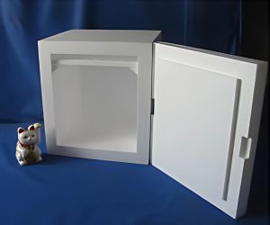 ふた横開き上部収納タイプ生ケーキ保冷箱