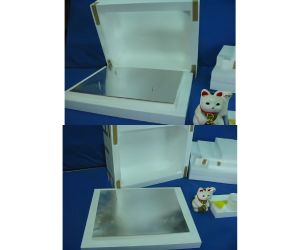 生ケーキ搬送容器本体部平板 ふた被せタイプ3