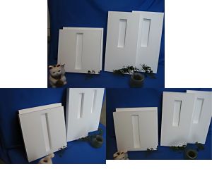 針のついた時計(ガラス製)の梱包です2