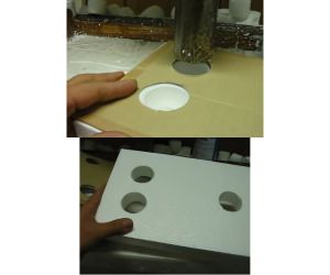 重い機材の特注梱包材の製作2