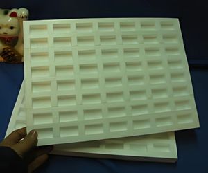 くし型貼り加工