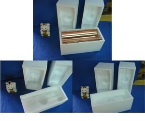 柔金属円筒の固定梱包2