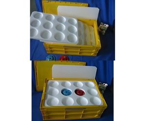 金属円盤を搬送します2