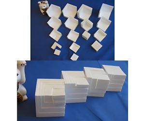 一体型　くり抜き加工（貼り合わせ無し）手作り型