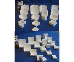 一体型　くり抜き加工（貼り合わせ無し）手作り型２