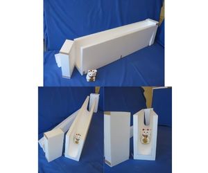 潜水艦模型の梱包