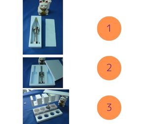 シャフトの梱包