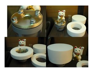 発泡スチロールのフランジカバー2