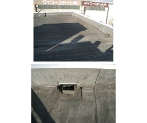 屋上排水の下地2