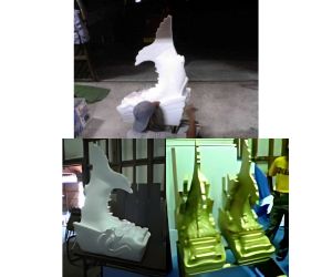 大和郡山城 復元の様子4