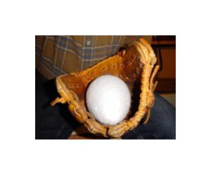 野球グローブ形状保形用発泡スチロール4