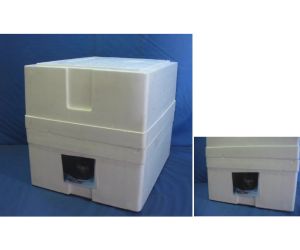 既製品容器からつくる猫ハウス