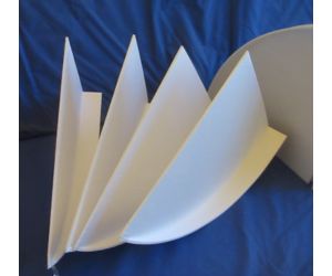 １０００φ（１ｍ地球儀）の製作３