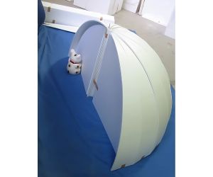 １０００φ（１ｍ地球儀）の製作６