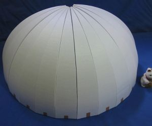 １０００φ（１ｍ地球儀）の製作