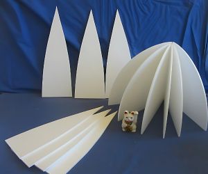 １０００φ（１ｍ地球儀）の製作8