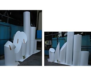 文化祭の入場門のアーチ2