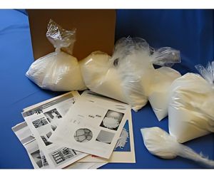 夏休みの自由研究で使用する発泡スチロールビーズ