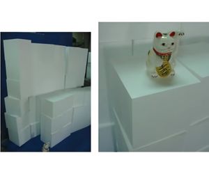 キューブの6面に色紙を貼って、一枚の大きな絵にします2