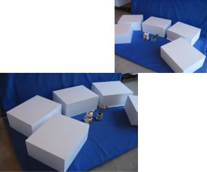 クリスマスの聖歌隊のお立ち台2