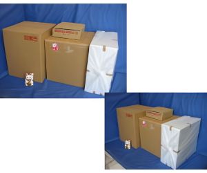 音響パネル(神戸式)製作用部材の12セットの発送荷姿4