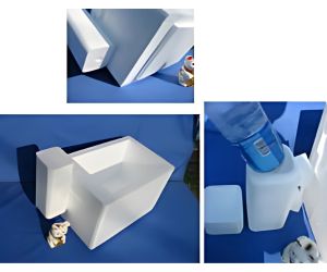 水耕栽培用 養土保温容器2