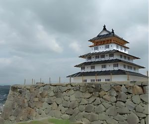 発泡スチロールで作ったお城