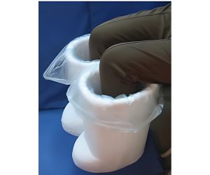 ブーツタイプの足湯 丸型2