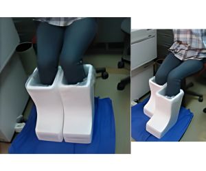 発泡スチロール製「足湯容器」製作２