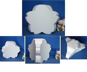 花桜家紋のまとい芯材