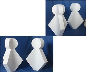 丸に菱 子供用 まとい芯材2