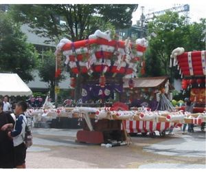意賀味神社秋祭りで使用したふとん太鼓6