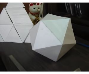 正二十面体の製作例